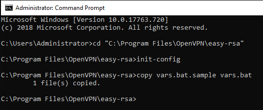 OpenVPN configuration