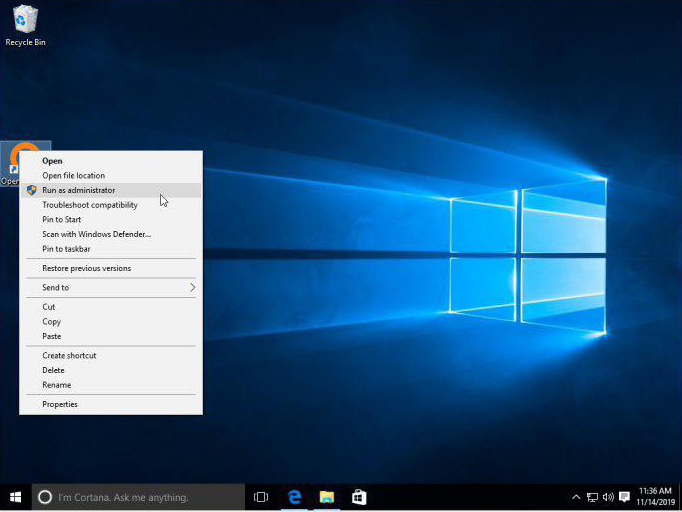 create vpn shortcut windows 10