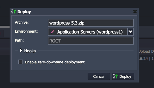 Deploying Wordpress on jelastic Cloud