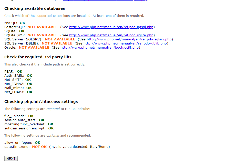 remote address book server roundcube