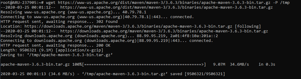 Apache Maven download