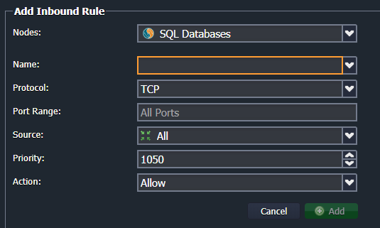 Add rule to firewall